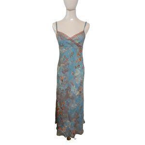 Cinnamon Girl Women's Midi Dress Made in Hawaii Flower Pattern XXS 100% Rayon